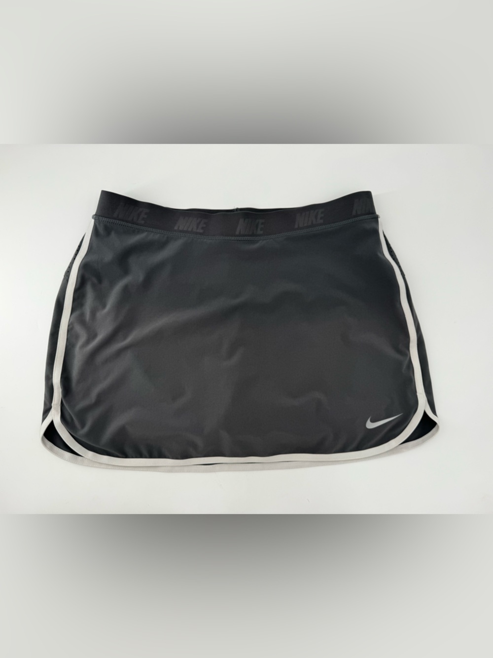 Nike Gray Athletic Skort with White Trim